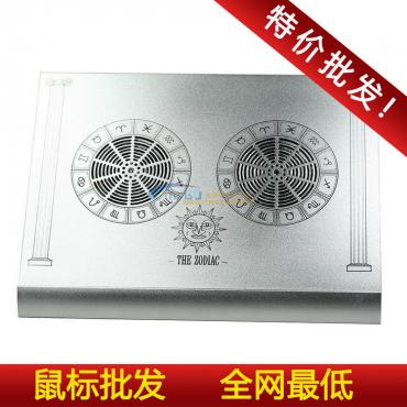 zwölf palace Notebook kühlung Basis reines Aluminium 2 \ 4 Port USB Notebook kühlung der Basis Mund