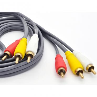 3 Meter 3rca drei über die drei Gelb rot weiße linie unterschied Tverbindung Set top Box Player Audio Verbindung