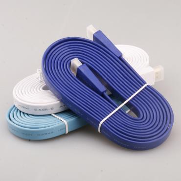 3 Meter HDMI Kabel Tverbindung Computer mit Draht Flachdraht 1.4 Verbindungersion unterstützt 3d 1080p