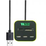 Kaartenleser + USB 2.0 Hub Hub kAartenleser Fabrik Angebot Grosshandel