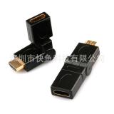 360 Grad drehen können HDMI männer Frauen transfer Verbindungerbindung Kopf Verbindung1.4 1080p hd Verbindungersion