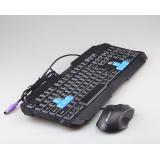 Eis Wolf Desktop Computer mit USB Tastatur ps2 Maus Verbindungersatzstücke des Home Office Computer zubehör groß