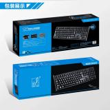 das Rampenlicht Leopard q9 Kabel ps2 Desktop Tastatur zentrale Haushalt Internet Gaming Tastatur im Grosshandel
