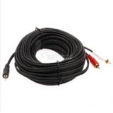 15 Meter Gold Stecker 2rca Kühne Audio Computer handy Redner Kabel Line