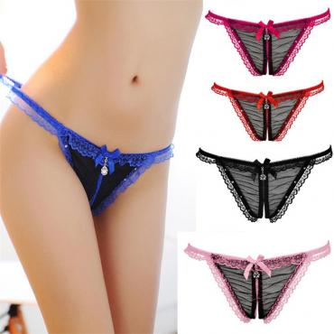 Bestseller Damen sexy Höschen weiblichen perspektive diamond Spitzen Unterwäsche niedrige tanga Nachtwäsche eRotisch