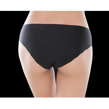 Damen sexy Nahtlose slips sechs Farben ultra thin traceless trimmen rüschen Unterwäsche plus Size Höschen für Lady