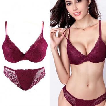 sexy Damen Büstenhaltersatz Tiefen v Spitzen decro Underwire BHS Drücken Feste 32a 38c dessous outfit