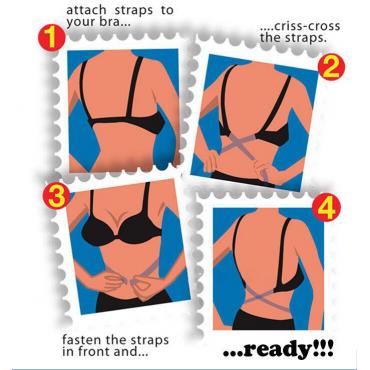 1PCs Mode sexy BH träger Verstellbar Schulterfrei adapter konVerter komplett einstellbar niedrige wieder BH extende