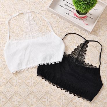 Sommer Stil neue Mode Dreieck Spitzen Dralette ernte dessous sexy Top Tank Tops Modal Hemdchen oder so was Tanks