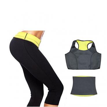 Hosen und Weste und gürtel heiß Verkaufen super stretch Neopren shaper Sportbekleidung Setzt Damen schlankhei