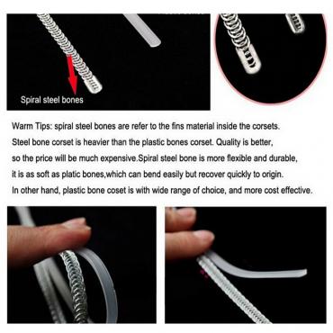 x neue Steampunk Stahl knochen Spitzen wieder sexy körper Bustier Korsett Damen Taille Ausbildung Korsetts