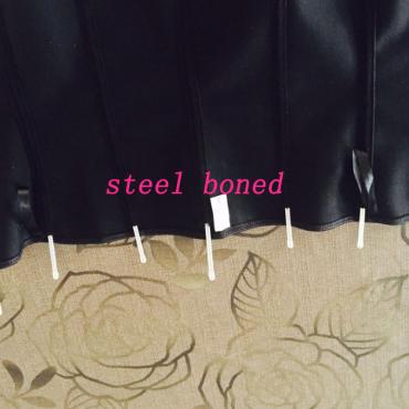 Stahl knochen Damen Taille Ausbildung corselet latex Taille cincher Sport latex Korsett Bustier underbust corpetes