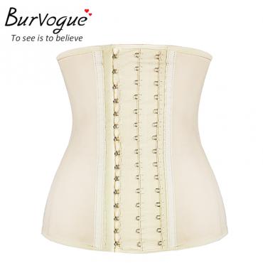 burVogue sexy Damen Stahl knochen Taille Ausbildung Korsett und Bustiers underbust latex cincher Sport abnehmen