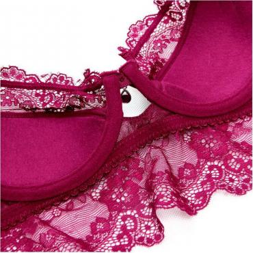 heißes Verkauf Sommer sexy Spitzen BH kurze sätze loita Büstenhaltersatz Mädchen ultra thin push up BH für Damen