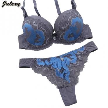 Julexy Marke abc vs sexy Spitzen Damen push up BH und Höschen Setzt hohe Qualität BH Französische Romantische