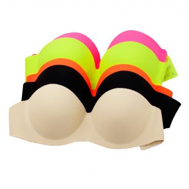 neue Mode Damen Nahtlos BH push up Gepolsterte  Hochwertige soutien schlucht Underwire 1 2 Tasse auch BH