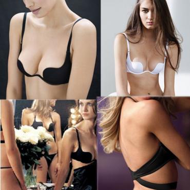 neue sexy Tiefe u geFormt loWCut Schulterfreien Cabrio multiway stürzen push up BH 32 38b