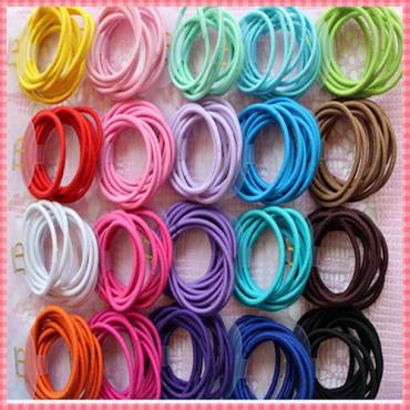 Mode Haar Accessoires elastischen Haargummis für Damen Süssigkeiten Farbe kleine Kinder tragen stirnbänder Haar Seil