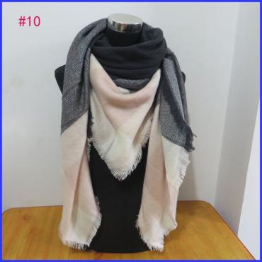 za Winter oVerSize karierten neue Designer decke unisex Acryl wrap Schal im Frühjahr fallen 140x140 Pashmina