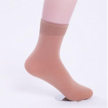 Damen Hoch elastische sAmt Seide Socken Frühjahr Herbst Frau Hautfarbe Nylonsocken Damen sexy Schwarze kurze Socken 20p