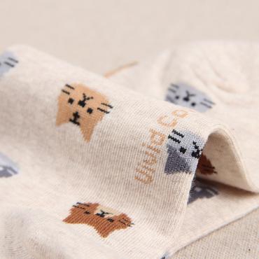 5 Farben im Herbst neue Socken der zeichentrick Katze Schöne Damen Baumwoll Socken
