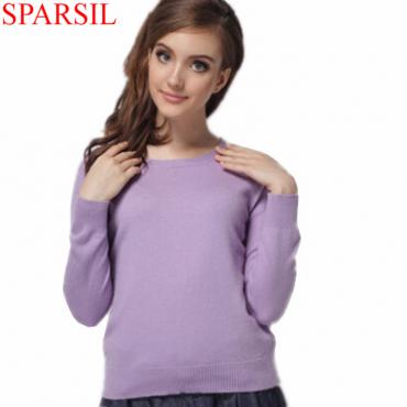 sparsil Damen Herbst Winter mischung Pullover aus Pullover Damen haben o Hals v Hals Pullover insgesamt