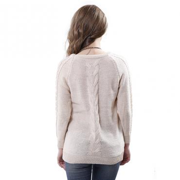 neue retro diaMant gitter Muster twist Dicke Pullover Damen um den Hals lange Ärmel die solide Dame Pullover