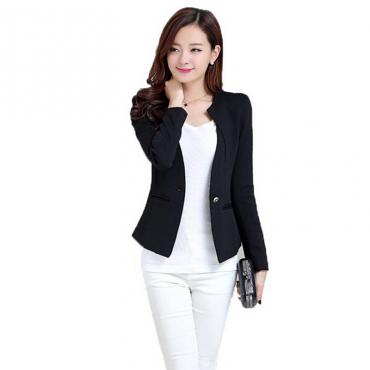 Frühjahr Damen slim Blazer Mantel neue Mode und Lockere Jacke lange Ärmel Anzug tragen wt101 Damen Blazer Arbeiten