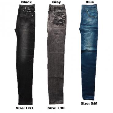 kissmoon jeggings Jeans Leggings Damen Gamaschen Damen mit Blau Schwarz jeggins Faux Tasche Denim Dünne Gamaschen