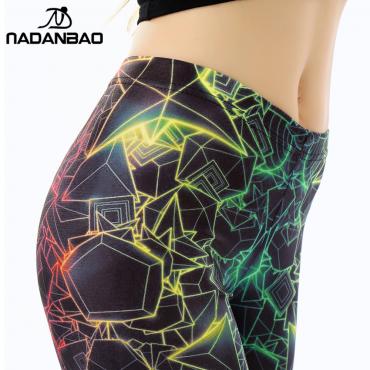 ein neuer 3d gedruckte Farbe Damen leggins ray fluoreszenz leggins Frau kdk1401
