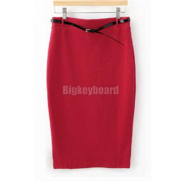 Mode Damen hohe Taille Midi Stift Shorts Damen Rock Strecke saias Röcke Bodycon slim