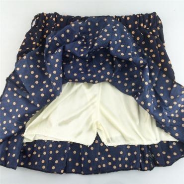 Sommer Stil Damen Rock saia casual süß über Knie Mini kurz saias Chiffon Röcke Mädchen interlining Blau