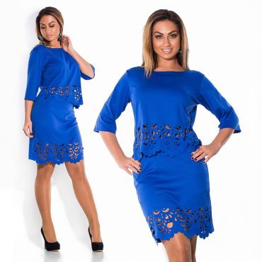 elegant sexy 2 Stück hat Sommer Damen Kleider groß neue plus Size Damen Kleidung l 6xl Kleid lässig o Hals Bodycon