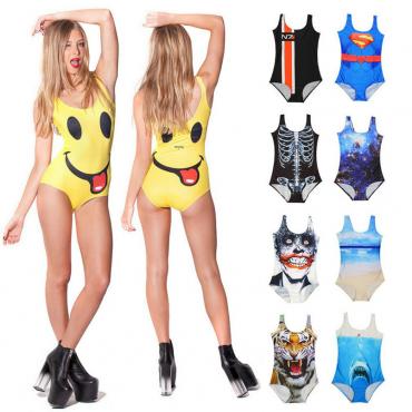 Bikini Body ich bin Batman ist anders bei gift ivyjoker & rache Badeanzug Digitaldruck Badehosen