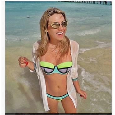 Neon Farben block Badehosen Damen Bikini Brasilianischen Bikini tragen push up Strand biquinis Damen Bikinis