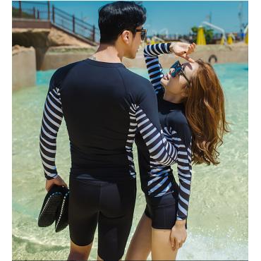 Damen heiß sexy lange Ärmel Hautausschlag bewachen zwei Badehosen tauchAnzug neuen Stil Neoprenanzug surfen Anzug Bade