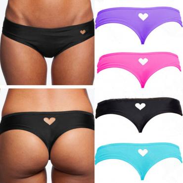 4 Farben Sommer sexy Damen das Herz rausgeschnitten t wieder String Bikini Bottom Beachwear zwei Stück zWischen Damen