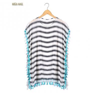 pareos playa Sommer Chiffon Strand Vertuschung Gestreiften Beachwear Kleid tuniken Badeanzug Badeanzug auf Badehosen