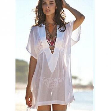 Damen Badeanzug Chiffon Bikini für Bademoden Sommer Strand Dress