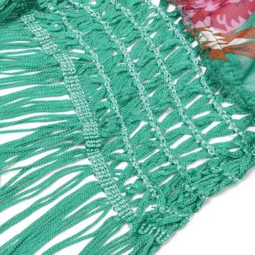 plus Size xxl Sommer ist Mode für sexy Badeanzug Damen am Strand tragen Kimono Badeanzug Vertuschen