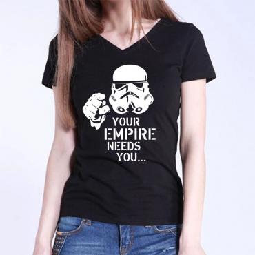 Mode Verkauf Damen heiß T Shirt Star wars breaking Bad harry potter putin weibliche Hals T shirt