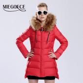 warme Jacke oder Mantel für Damen miegofce neue Winterkollektion Hochwertige weibliche warm Parka HalsBand von sable