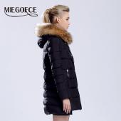 warme Jacke oder Mantel für Damen miegofce neue Winterkollektion Hochwertige weibliche warm Parka HalsBand von sable
