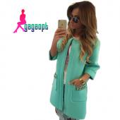 gagaopt Frühlingsmantel solide lange offene Naht Trenchcoat für Damen Mode gabardina mujer trench 001