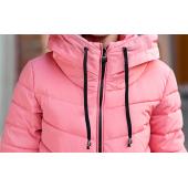 aus Baumwolle Gepolsterte  Jacke im Herbst und Winter die slim Mantel mit Kapuze Damen Damen wadded Jacke plus Size