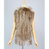 Hochwertige heiß Verkauf einzelhandel Grosshandel waschbär hund Pelzkragen schneiden Damen aus natürlichen Hasen Fell