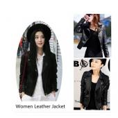 im Frühjahr Damen Mode Motorrad Lederjacke für Damen Nieten plusSize weibliche reißverschluss Motorrad