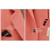 Mode Eleganten Damen langer Mantel Winter Knopf slim Wolle Mantel Kaschmir Mantel Beige Rosa Schwarze Damen Mäntel