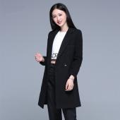 Mode Eleganten Damen langer Mantel Winter Knopf slim Wolle Mantel Kaschmir Mantel Beige Rosa Schwarze Damen Mäntel