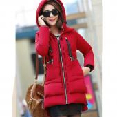 1PC Winterjacke Damen Vermummte Baumwolle Gepolsterte  Jacke plus Size Verdickung Parkas für Damen im Winter bb0004